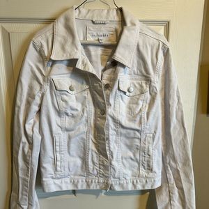 Loft white denim jacket